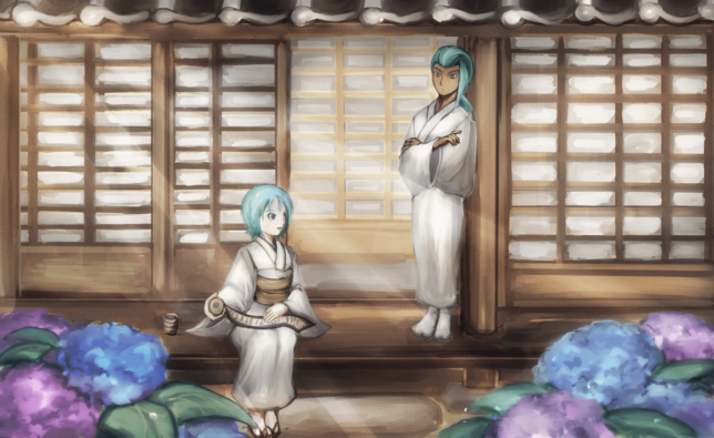 1018年6月屋敷にて