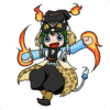 デフォルメ脇下鎮樹様